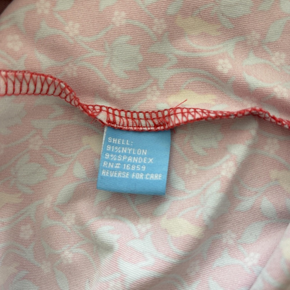 J.‎ McLaughlin Dress Womens XS Catalina Cloth Red Floral Bird 3/4 Sleeve Preppy - Picture 10 of 12